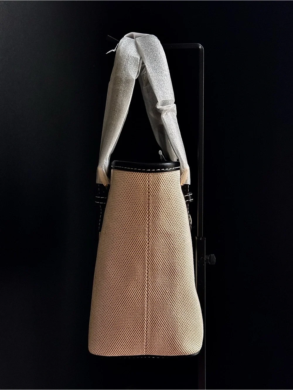 NWT Michael Kore Jet Set Travel XS Canvas Top Zip Tote Convertible Crossbody